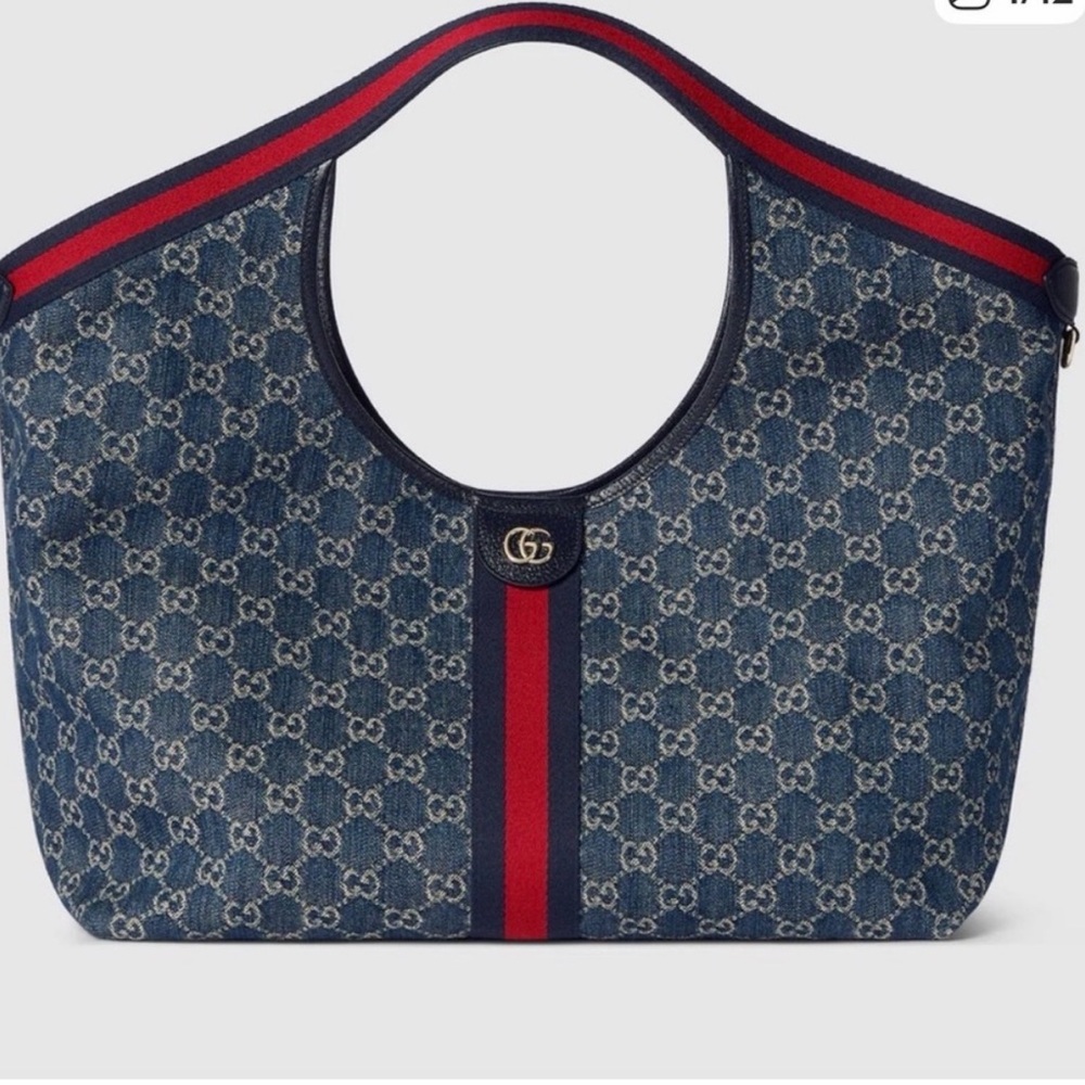 Blue and Red brand new Tote